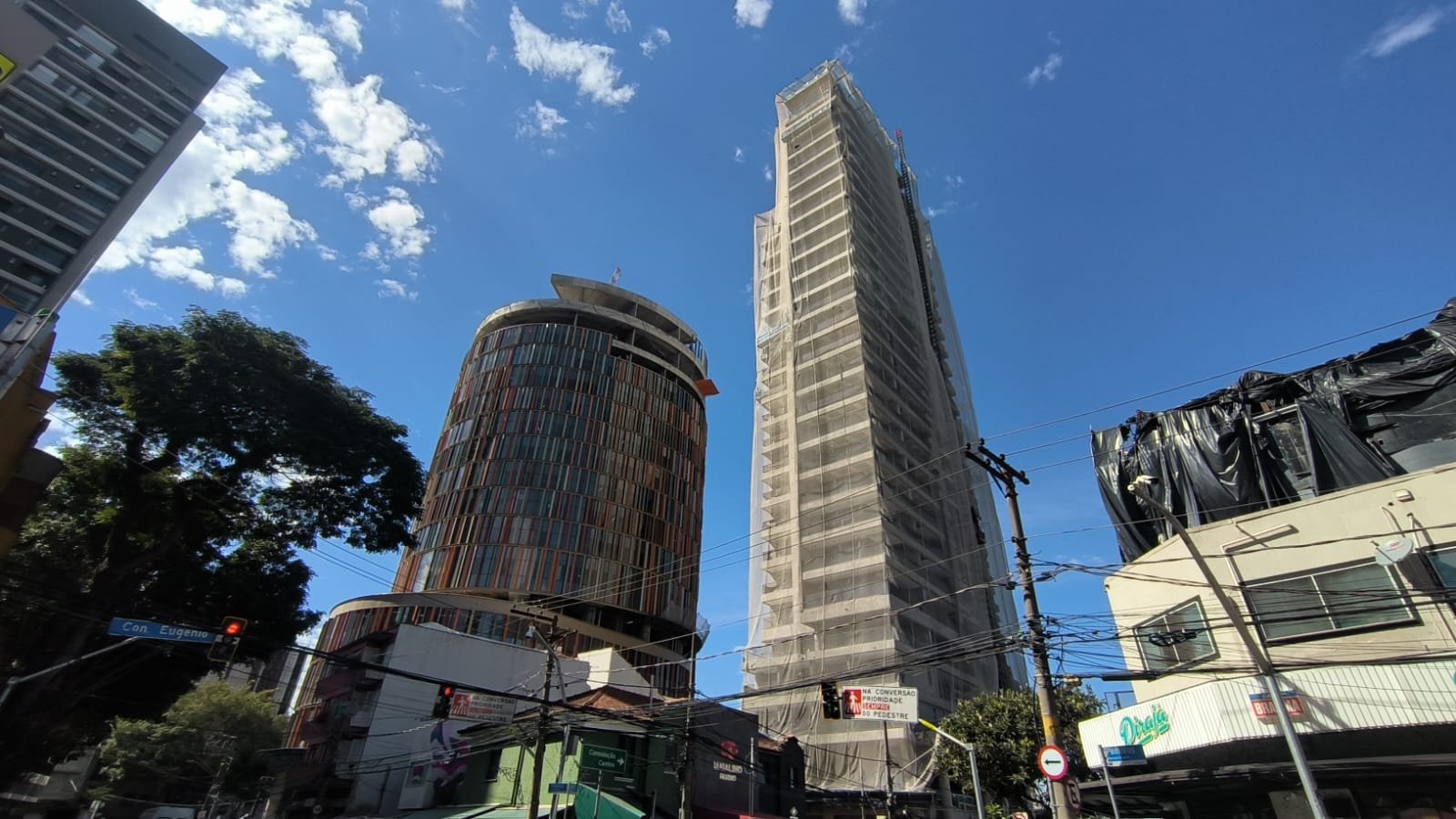 Obra do Platz 450 - fachada, foto real