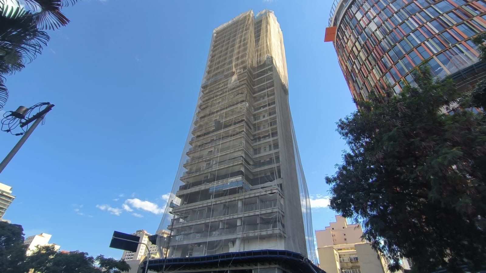 Obra do Platz 450 - fachada, foto real