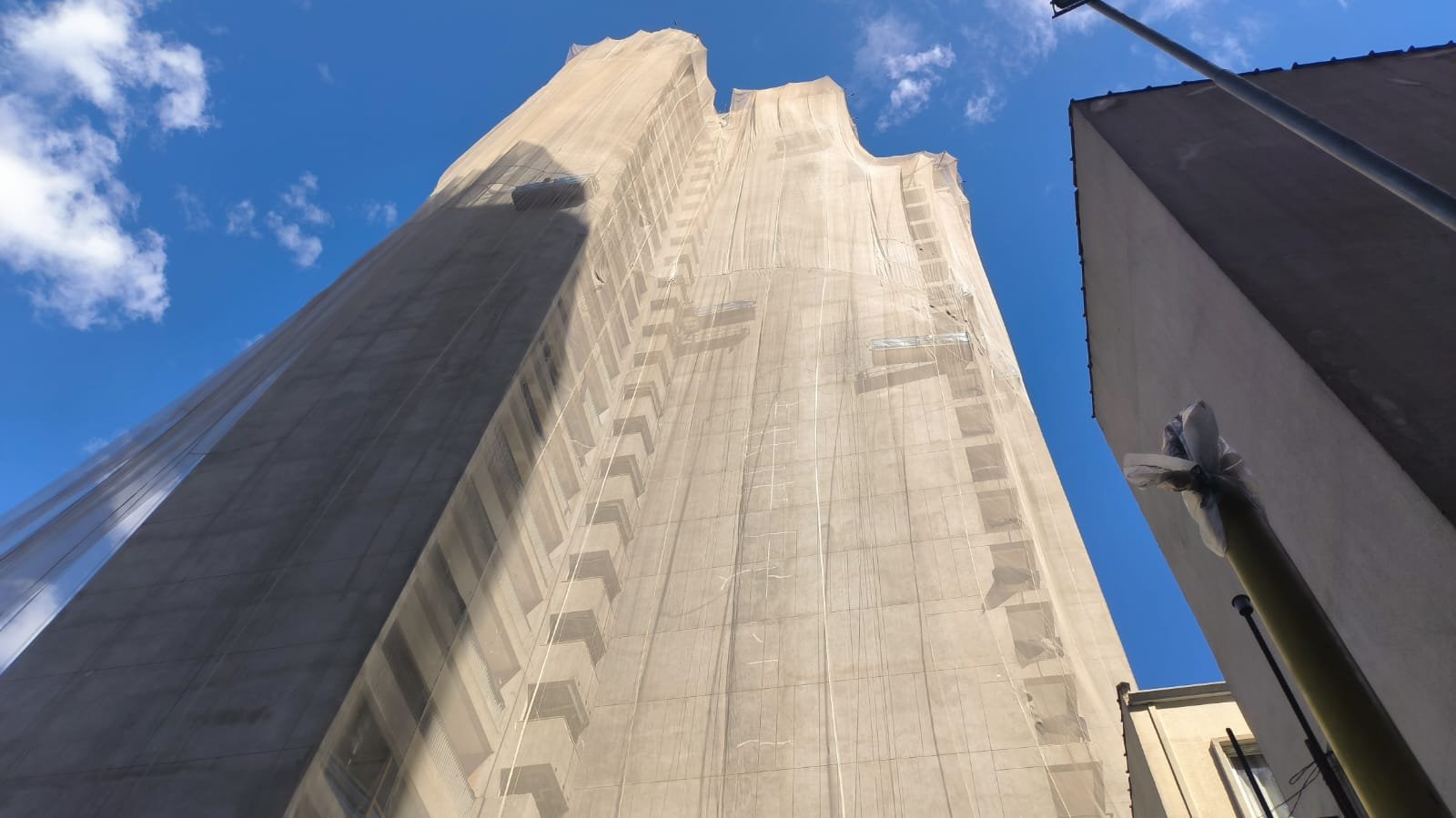 Obra do Platz 450 - fachada, foto real