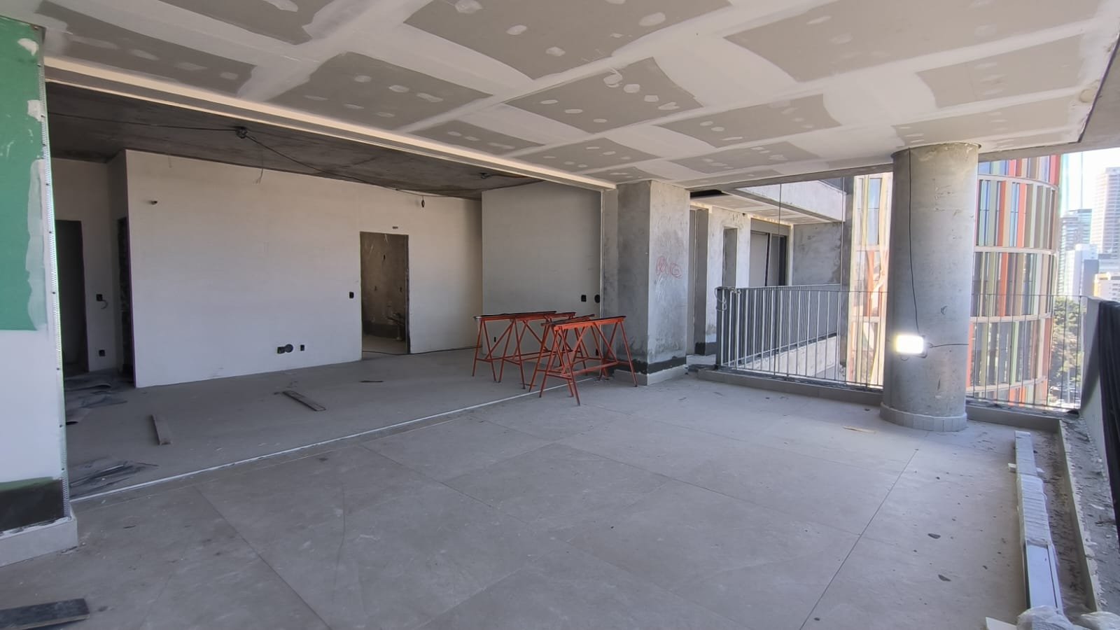 Obra do Platz 450 - 8º pavimento, foto real