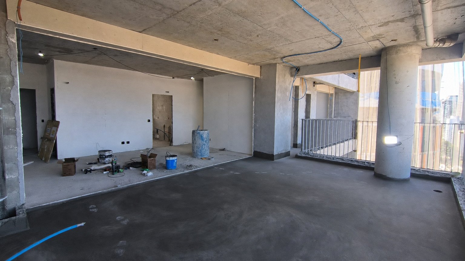 Obra do Platz 450 - 19º pavimento, foto real