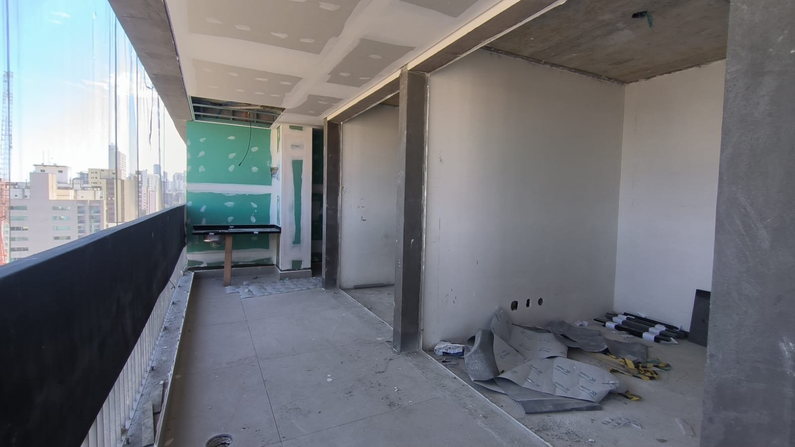 Obra do Platz 450 - 13º pavimento, foto real
