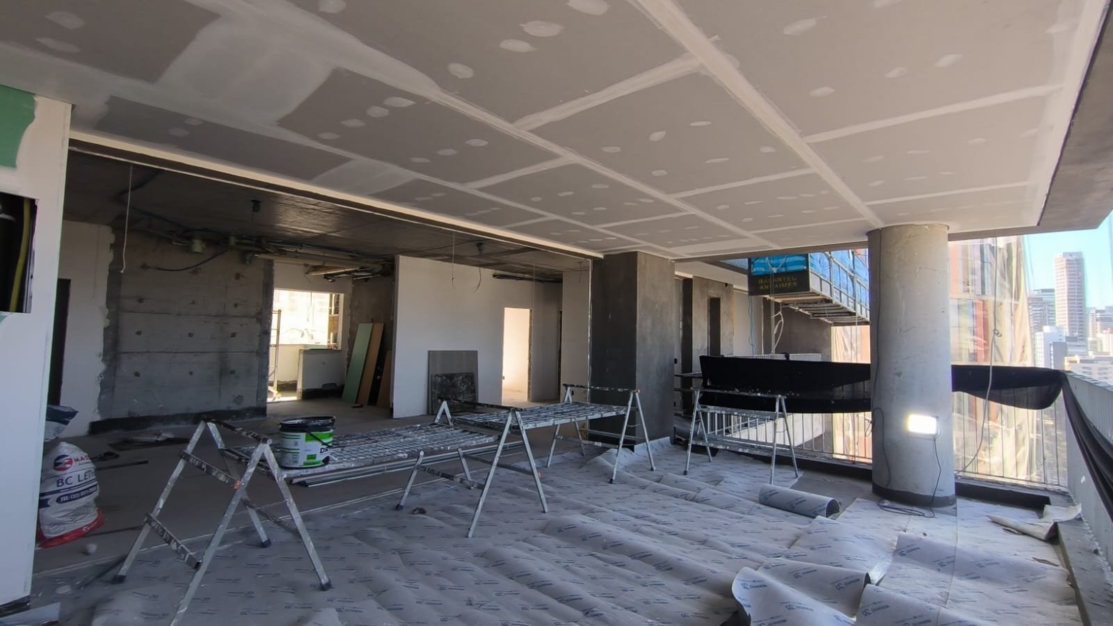 Obra do Platz 450 - 14º pavimento, foto real