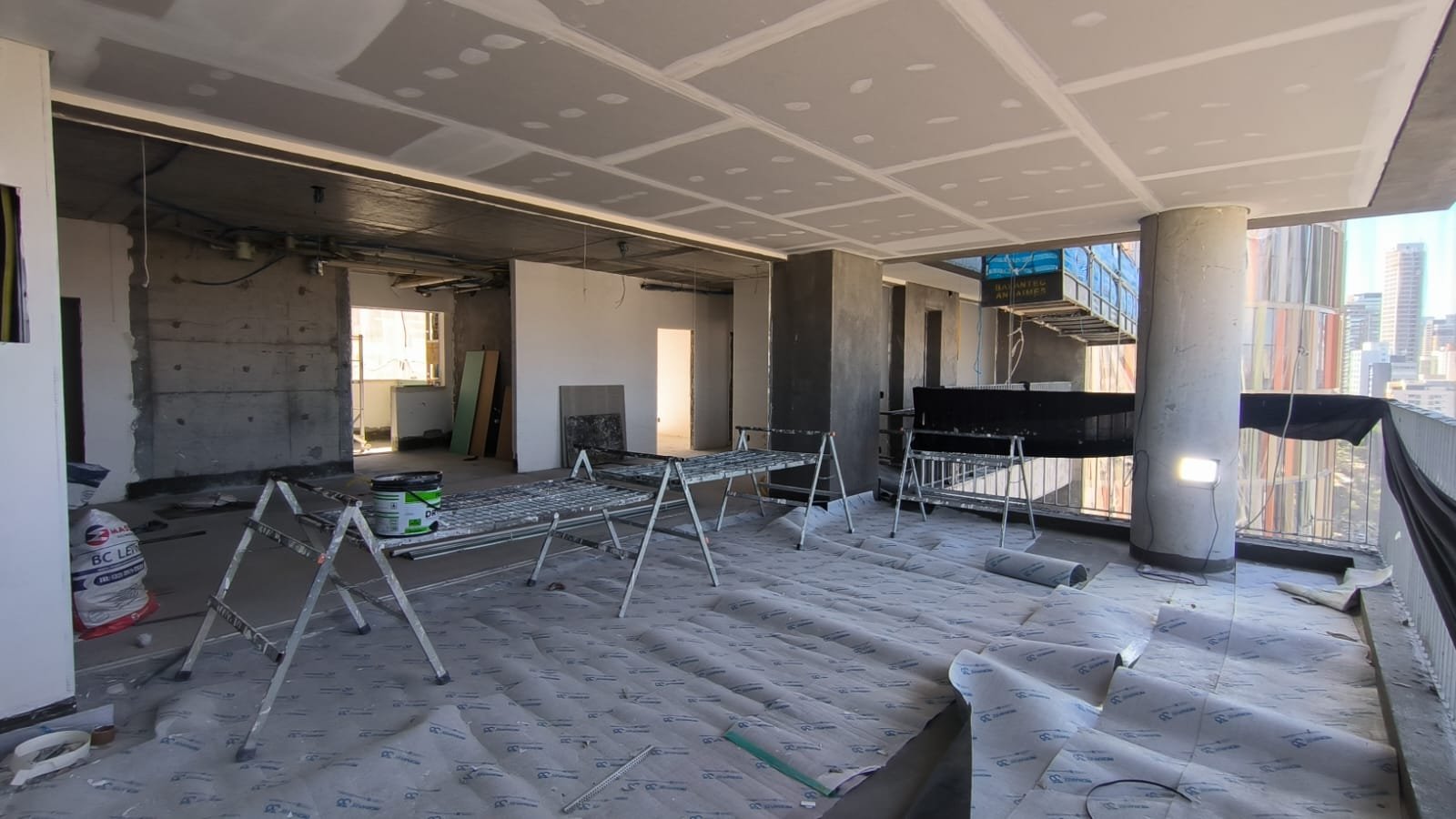 Obra do Platz 450 - 14º pavimento, foto real