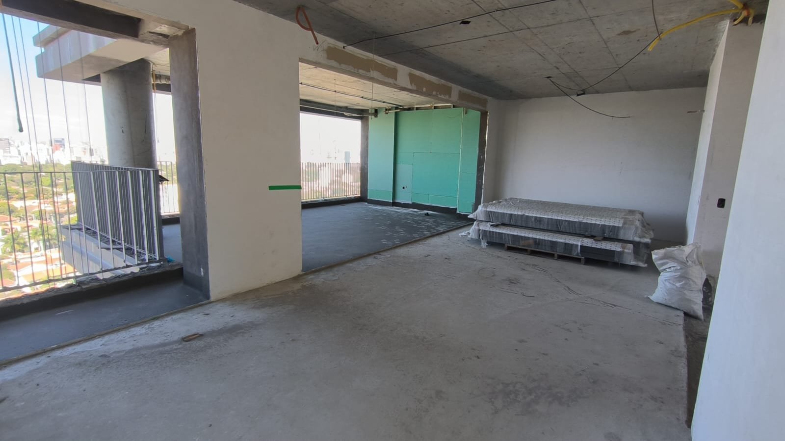 Obra do Platz 450 - 17º pavimento, foto real