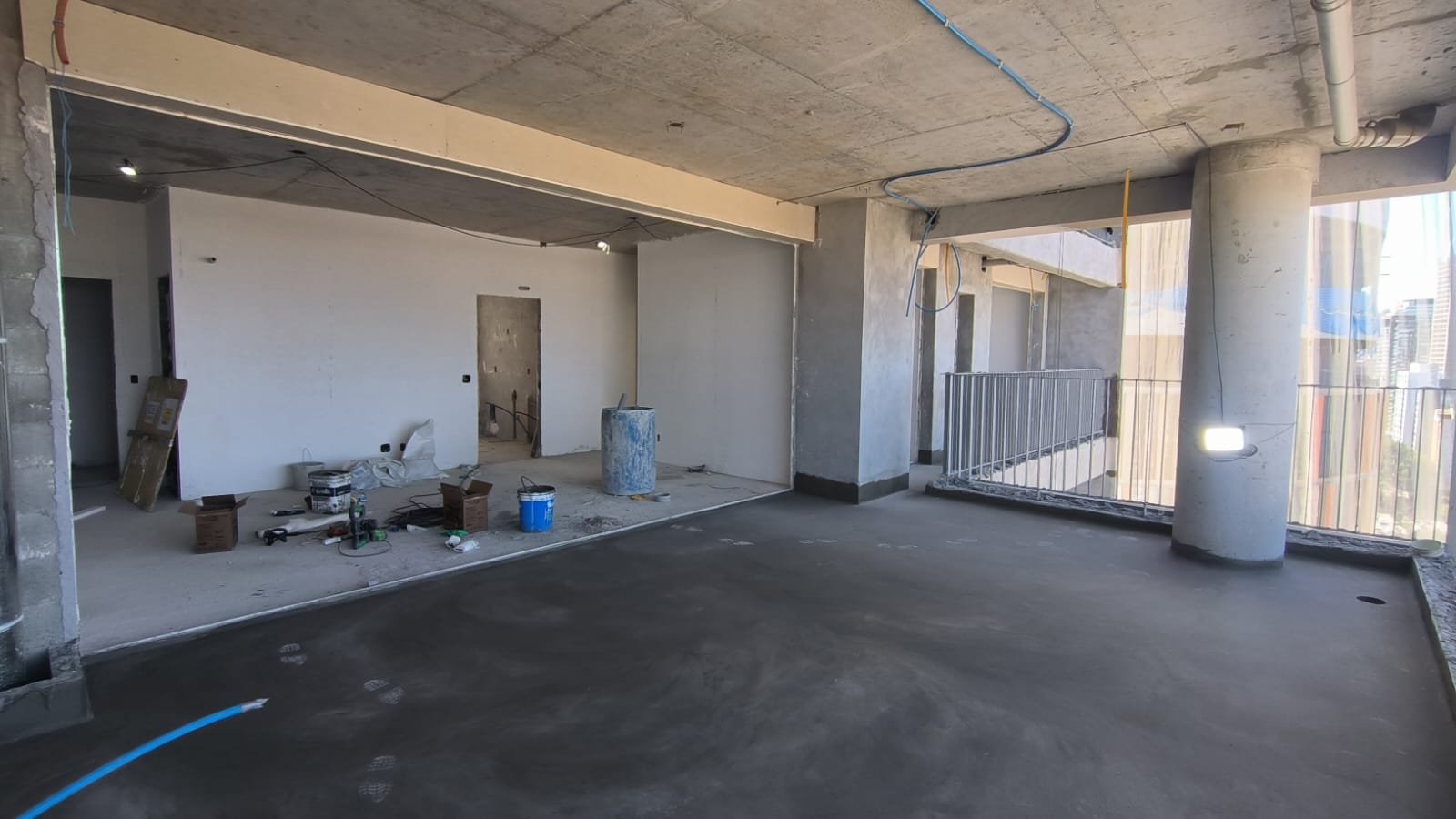 Obra do Platz 450 - 19º pavimento, foto real