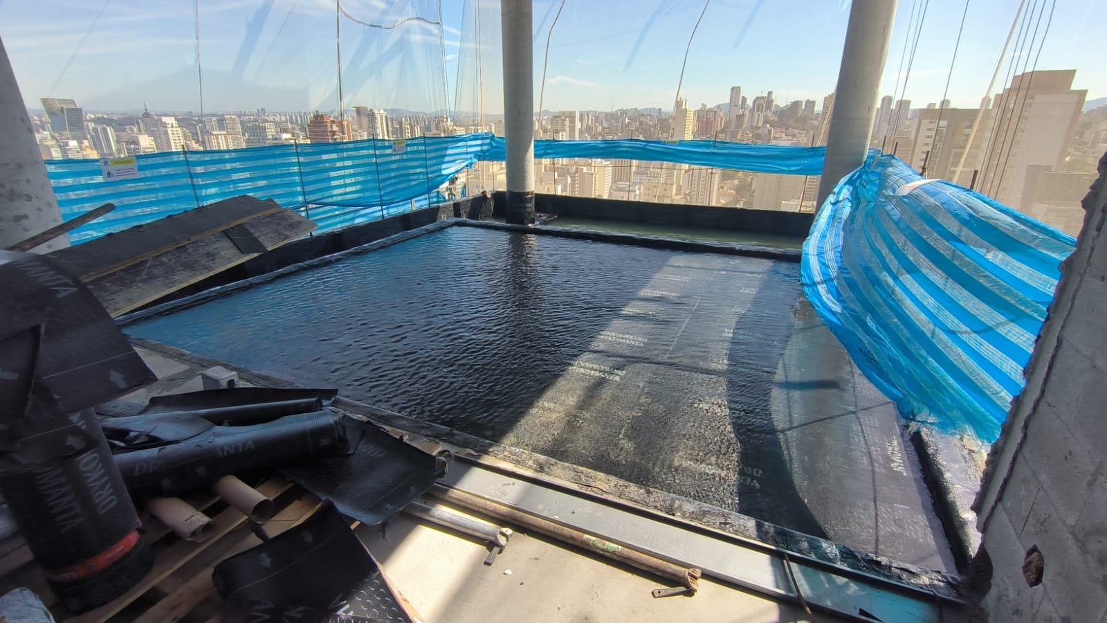 Obra do Platz 450 - 26º pavimento, foto real